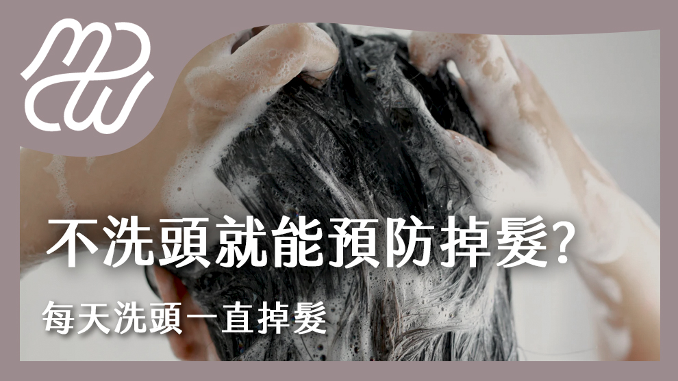 每天洗頭一直掉髮，不洗頭就能預防掉髮？